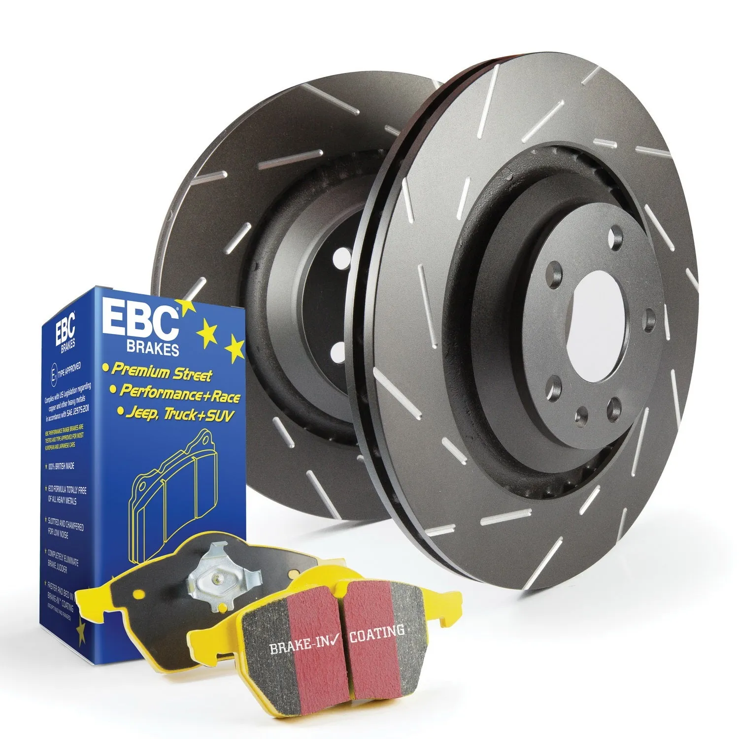 EBC Brakes S9KF1235 S9 Kits Yellowstuff and USR Rotors