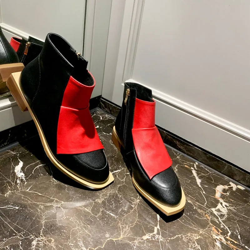 Ember Unique Ankle Boots