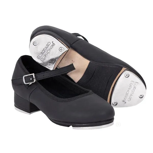 Eurotard Girls Flap Buckle Leather Tap Shoe