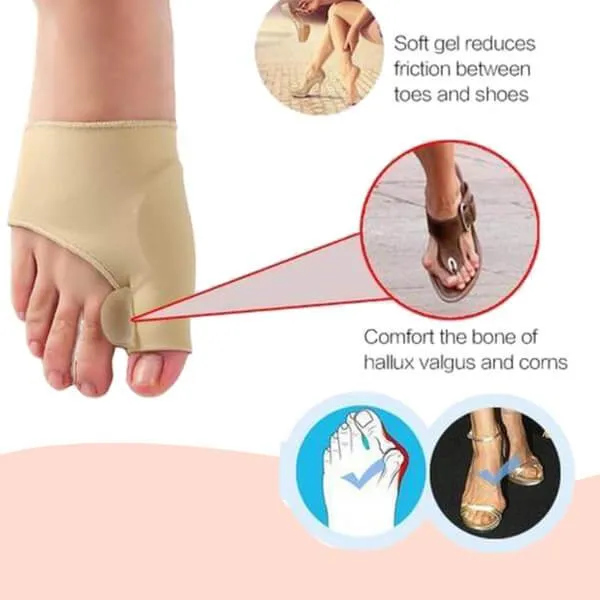 FeelGreat Orthopedic Toe Bunion Corrector 2.0 - 1 Pair (Left & Right)