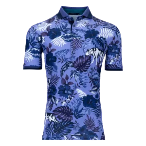 Floral Wolf Jungle Polo