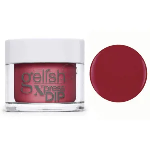 Gelish Professional Xpress Dip Powder Ruby Two-Shoes - Hot Red W/ Subtle Frost - 43G