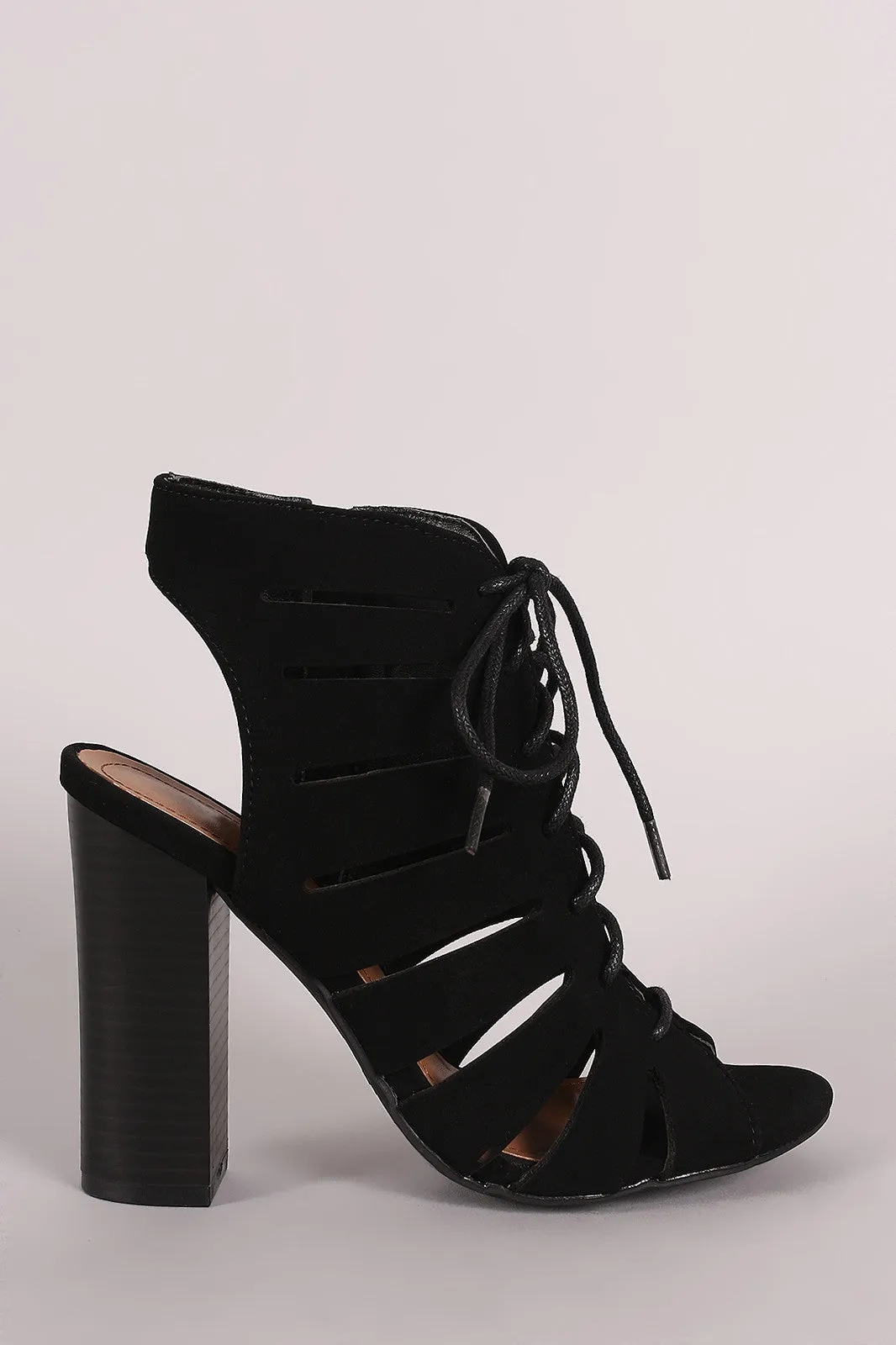 Ghil-  Cutout Chunky Heel