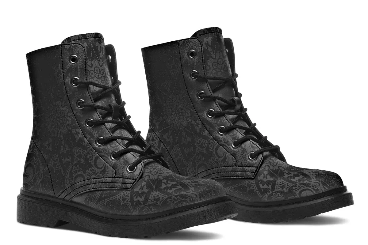 Ghost Mandala Combat Boots