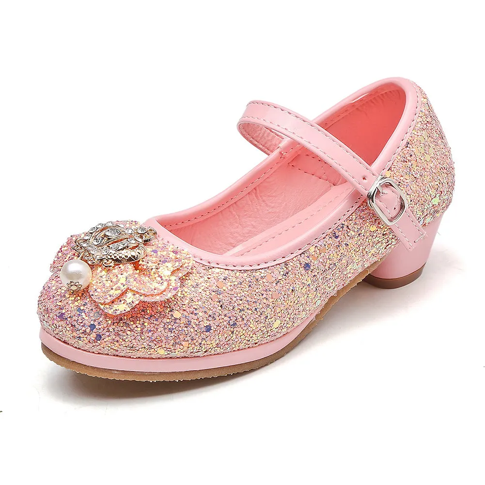 Girl's Shining Mary Jane Shoes Performance Pumps(Toddler/Little Kid)