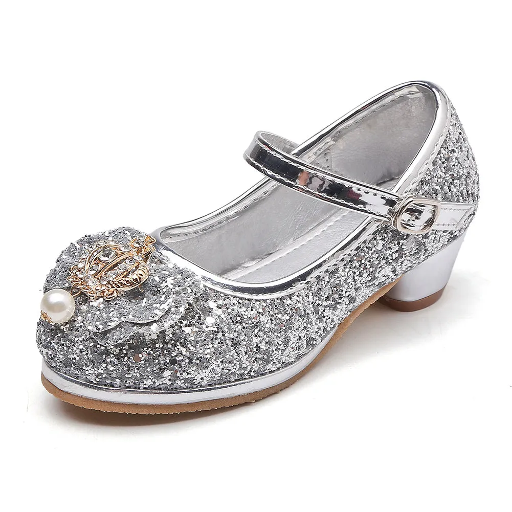 Girl's Shining Mary Jane Shoes Performance Pumps(Toddler/Little Kid)