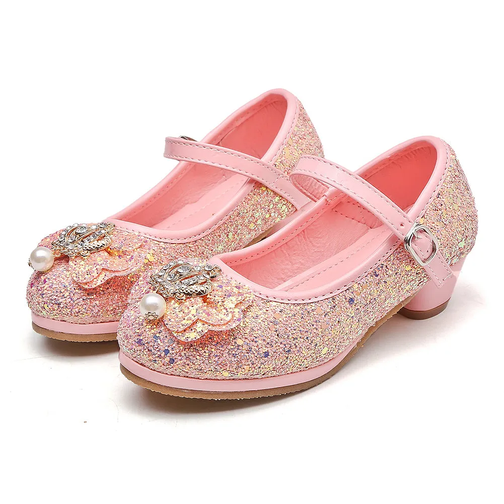 Girl's Shining Mary Jane Shoes Performance Pumps(Toddler/Little Kid)