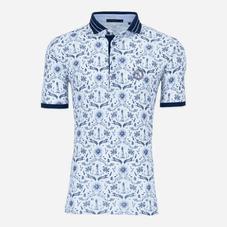 Greyson Keeneland Men's Montauk Curiosities Polo