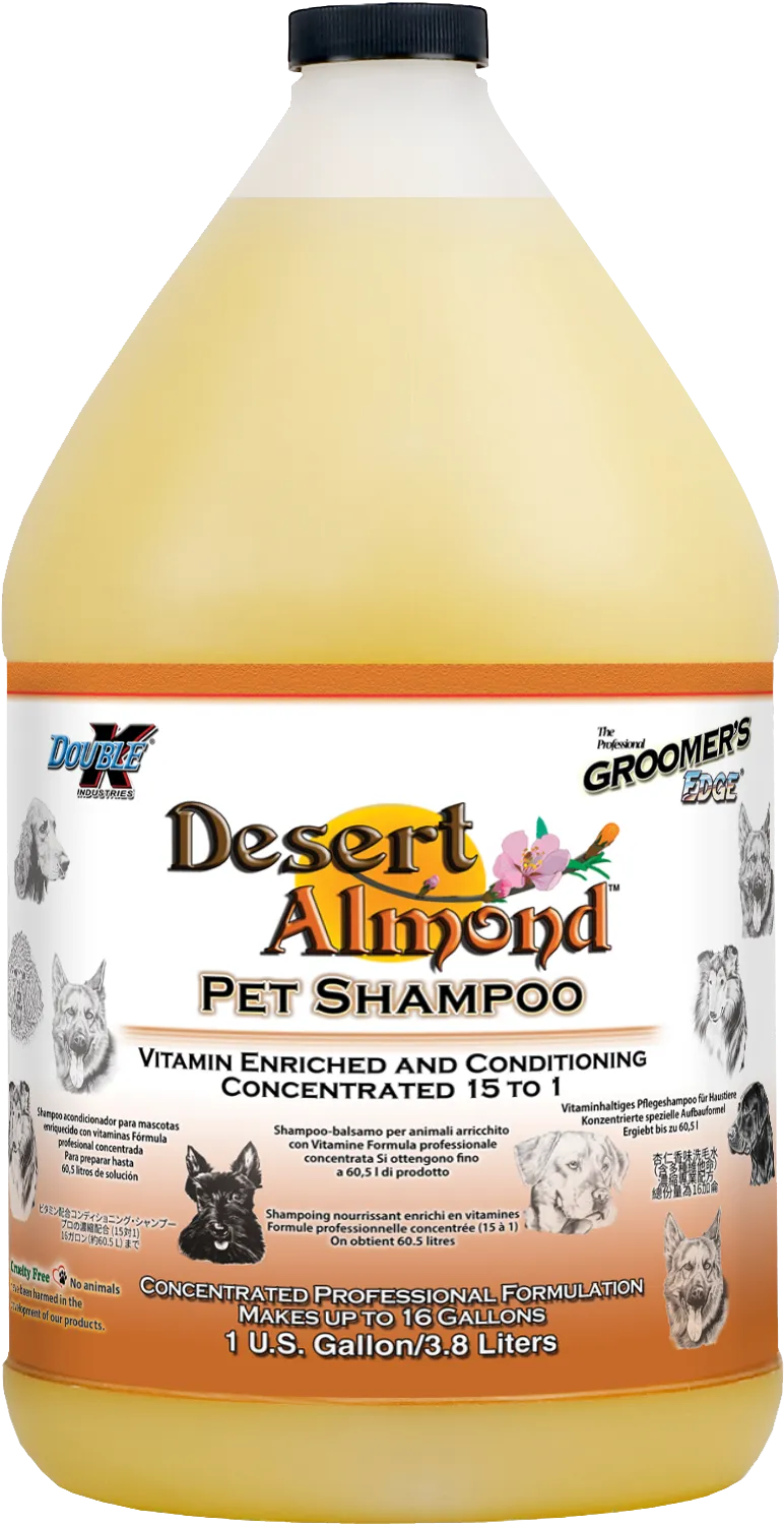 Groomer's Edge Desert Almond Shampoo - Gallon