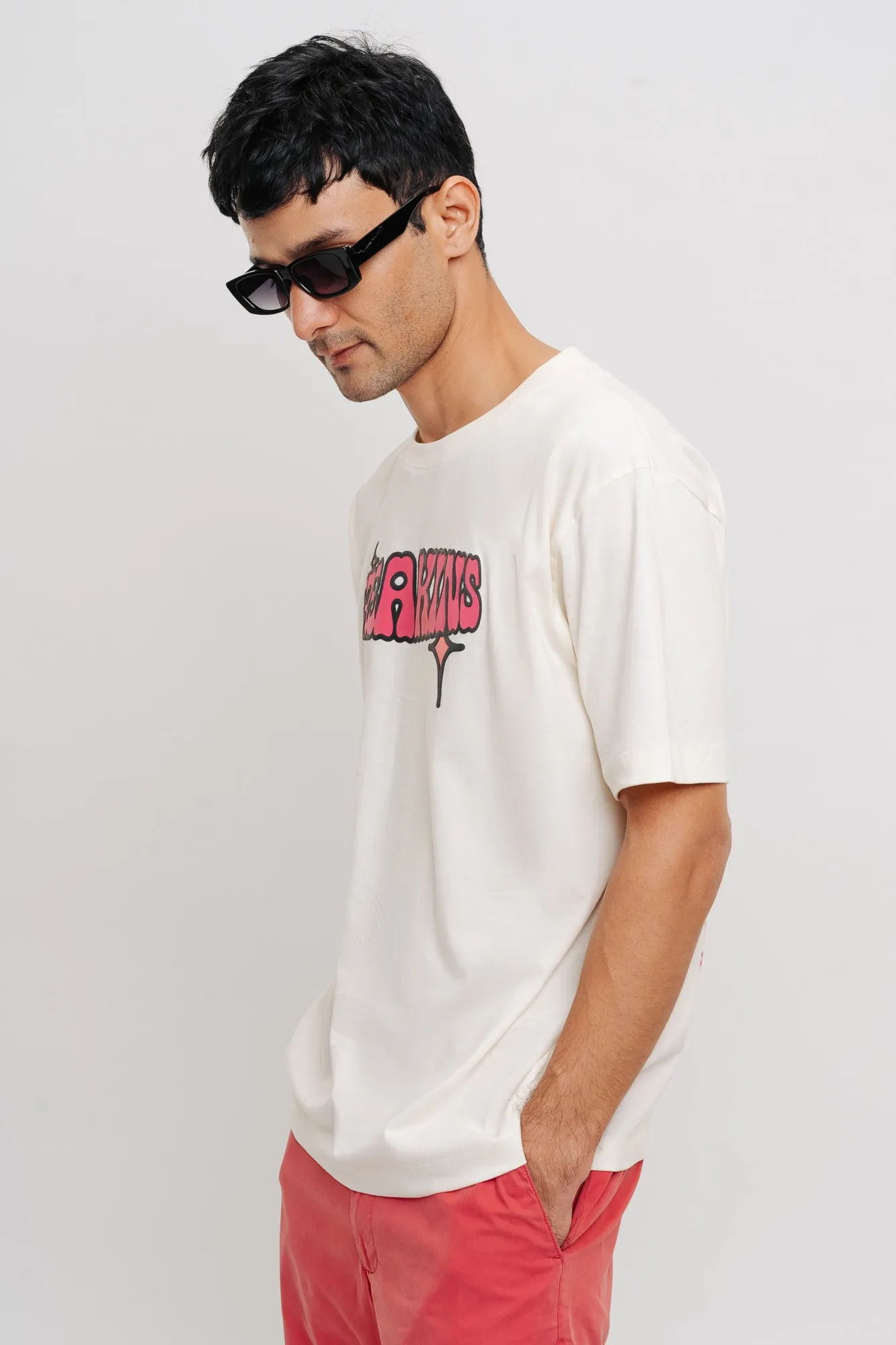 Hiding Emotions Men's Oversized Tees