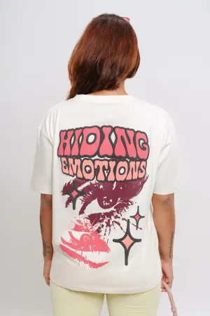 Hiding Emotions Oversized Tees