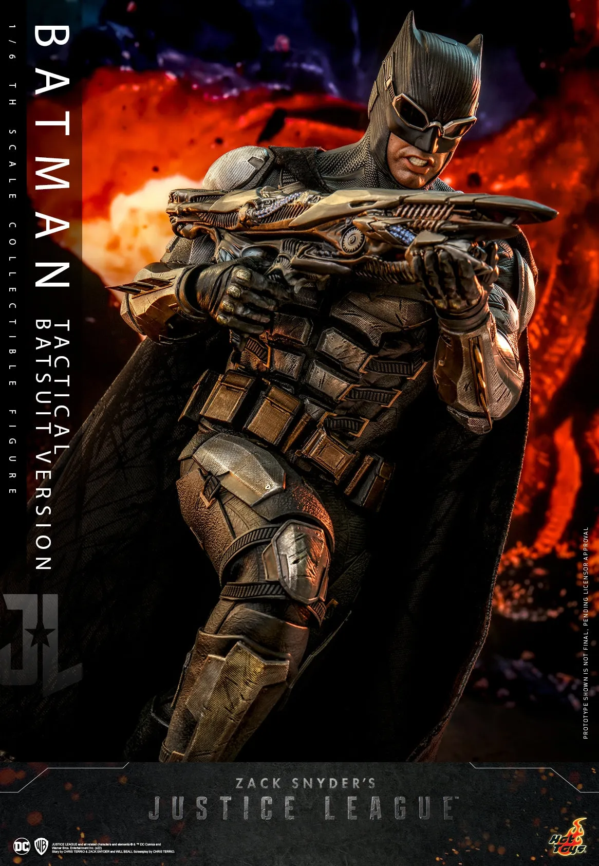 Hot Toys - TMS085 - Zack Snyder's Justice League - 1/6th scale Batman (Tactical Batsuit Version) Collectible Figure