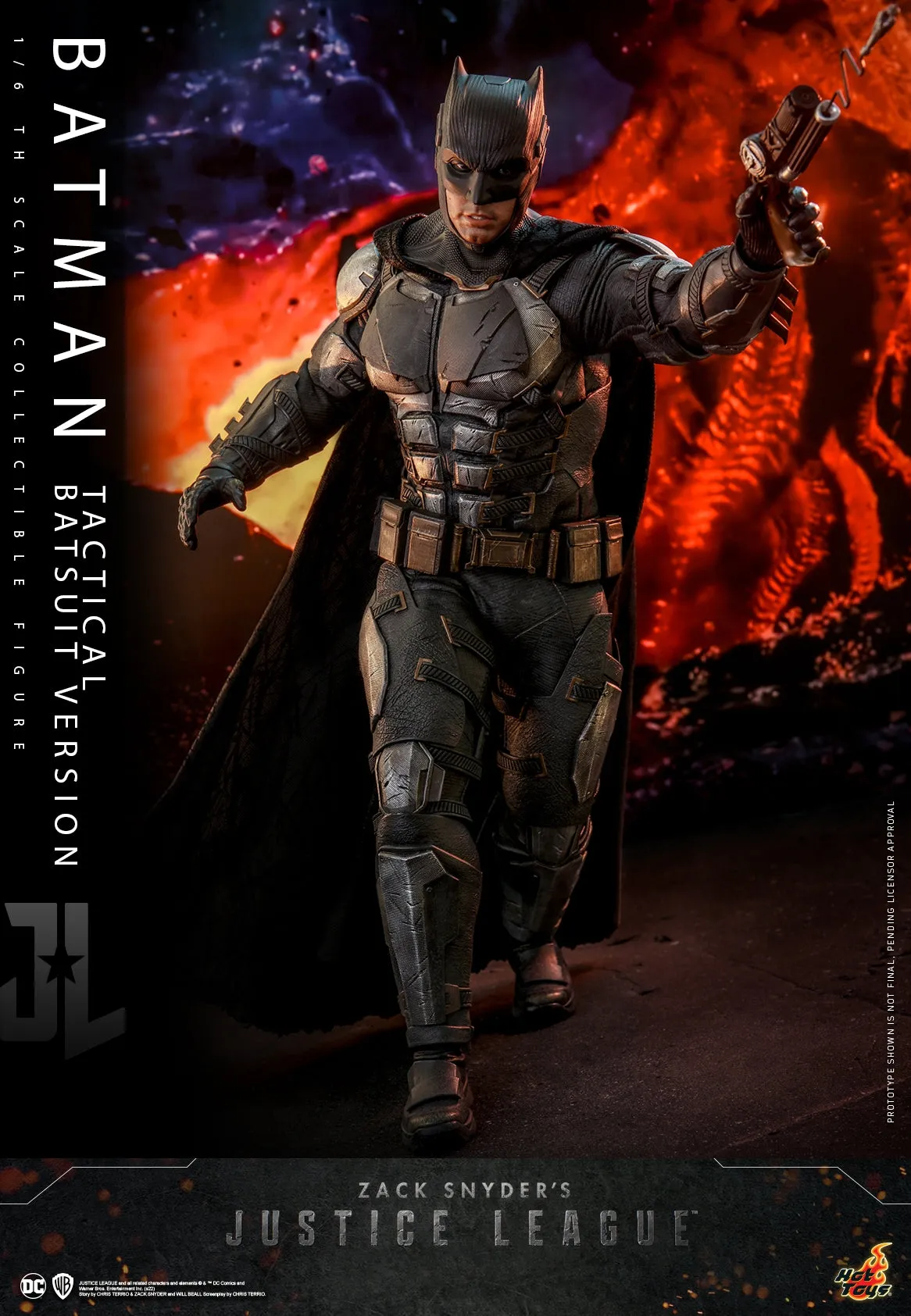 Hot Toys - TMS085 - Zack Snyder's Justice League - 1/6th scale Batman (Tactical Batsuit Version) Collectible Figure