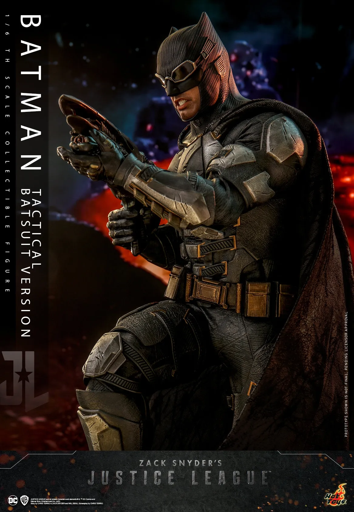 Hot Toys - TMS085 - Zack Snyder's Justice League - 1/6th scale Batman (Tactical Batsuit Version) Collectible Figure