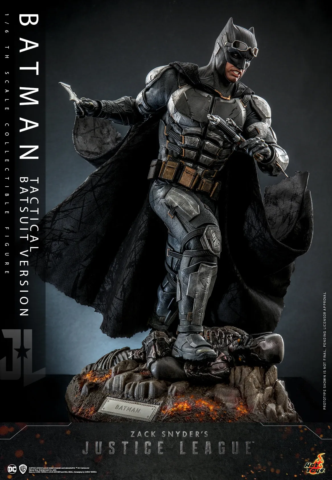 Hot Toys - TMS085 - Zack Snyder's Justice League - 1/6th scale Batman (Tactical Batsuit Version) Collectible Figure