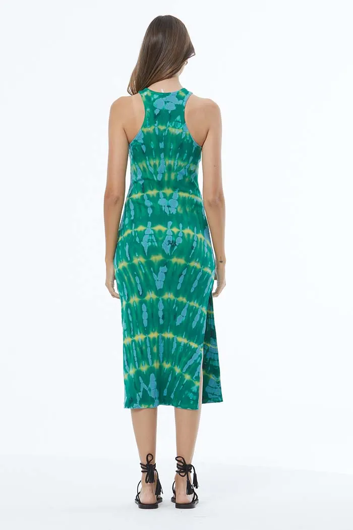 Iggy Rib Midi Dress // Island Green Cuba Wash