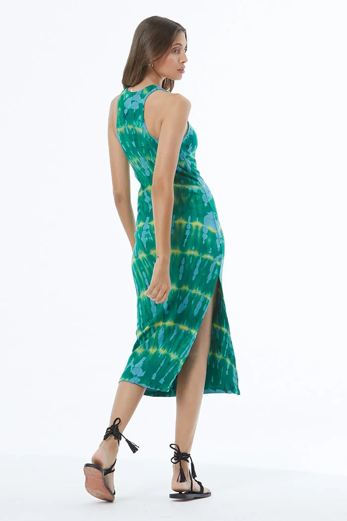 Iggy Rib Midi Dress // Island Green Cuba Wash