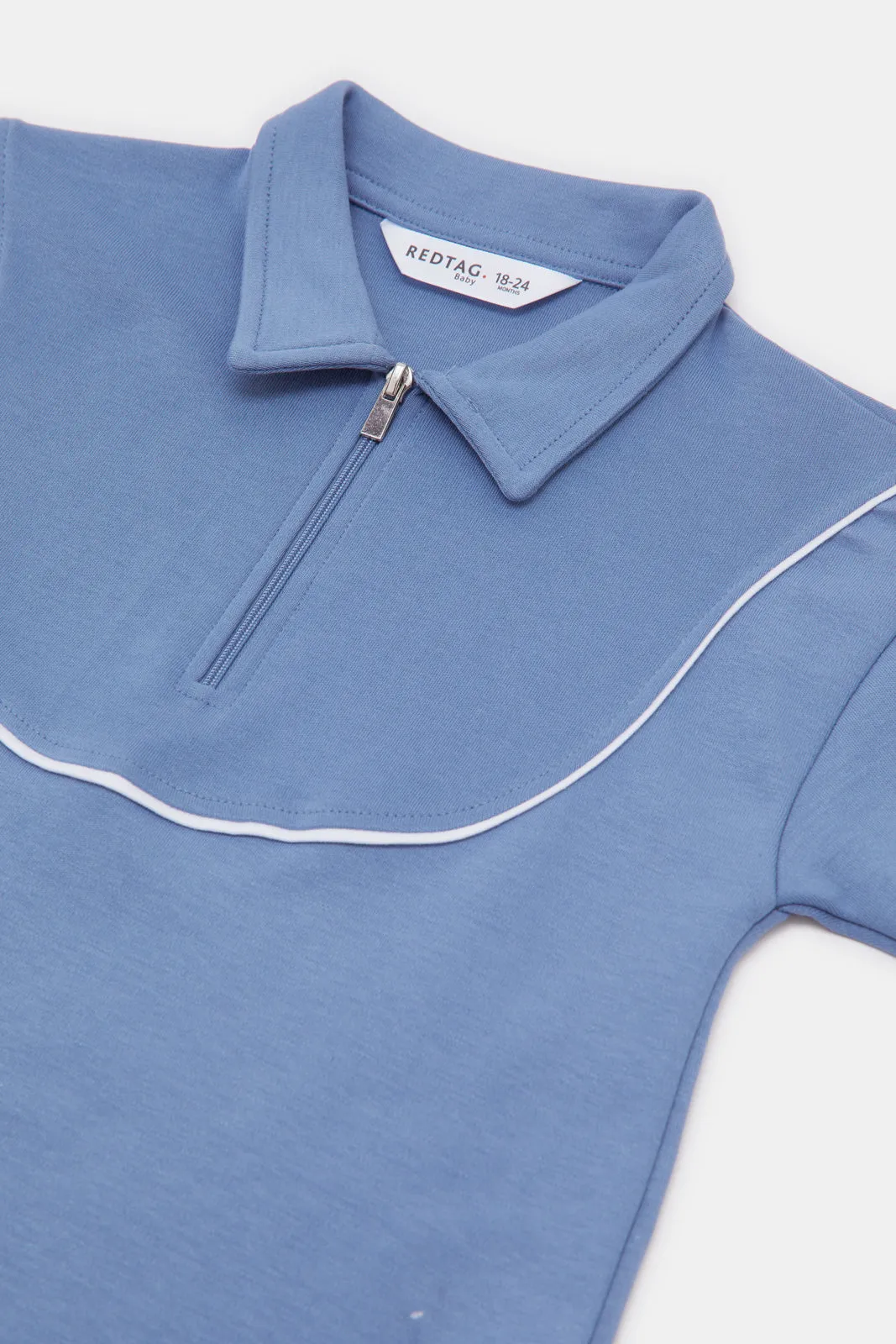 Infant Boys Blue Polo Shirt