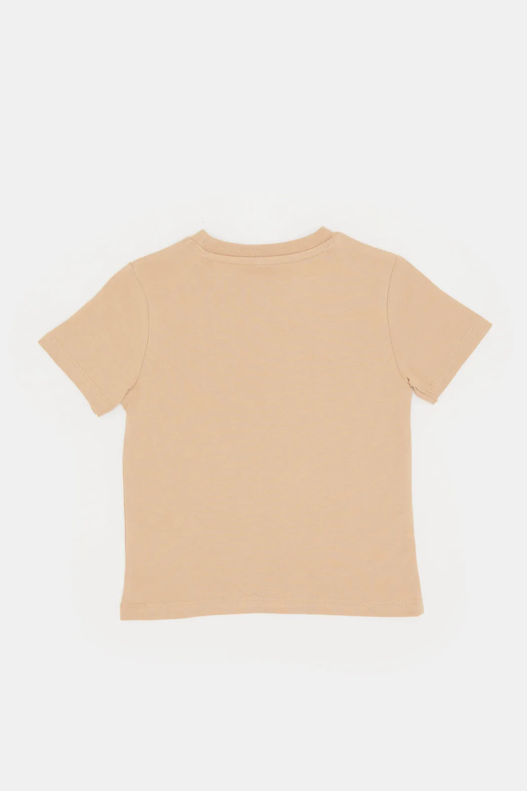 Infant Boys Rust Printed T-Shirt