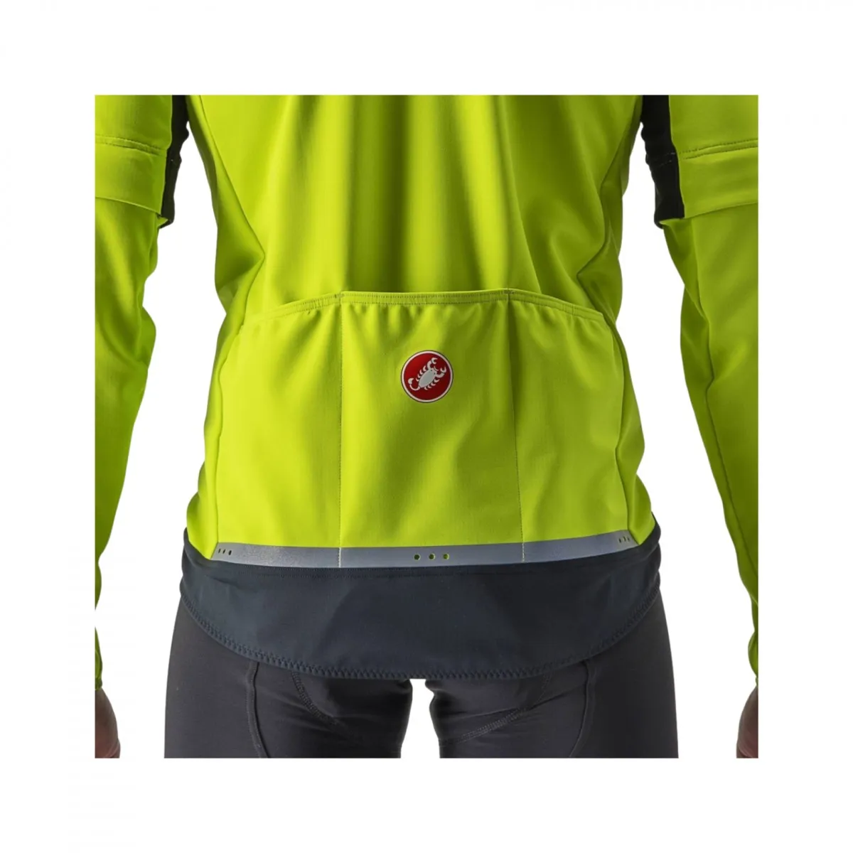 Jacket Castelli Perfetto Ros 2 Convertible Yellow