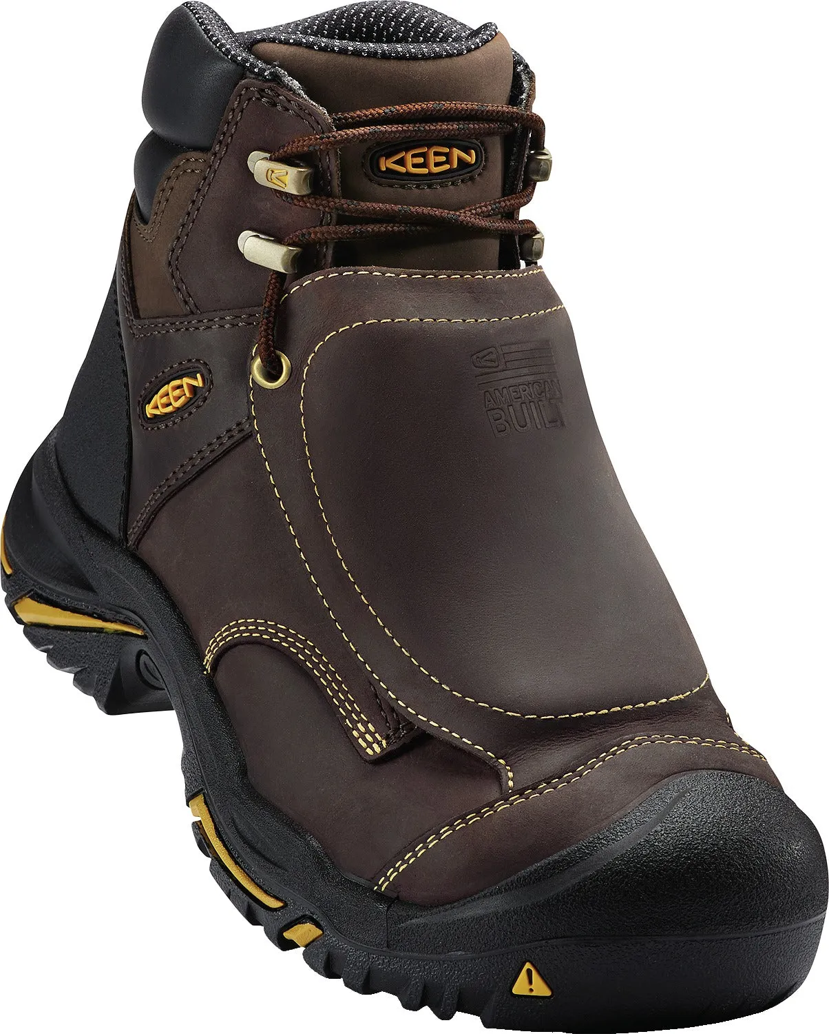 'Keen Utility' Men's 6" Mt. Vernon Ext. Met Guard Steel Toe - Brown / Black