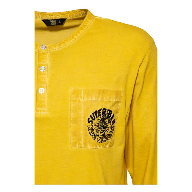 King Kerosin Bee Monster Long Sleeves T-Shirt Yellow