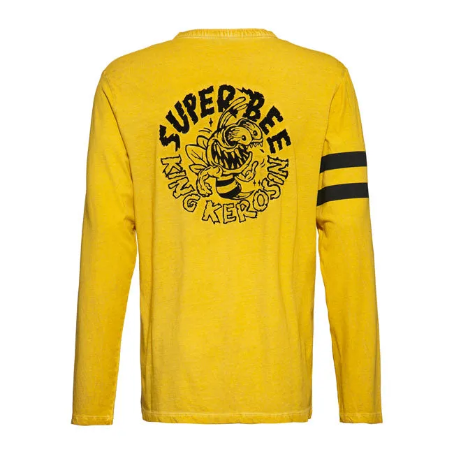 King Kerosin Bee Monster Long Sleeves T-Shirt Yellow