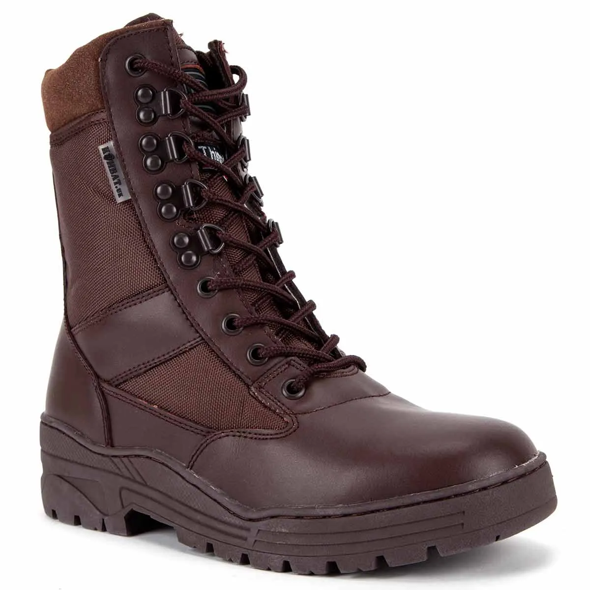 Kombat Brown Half-Leather Patrol Boot