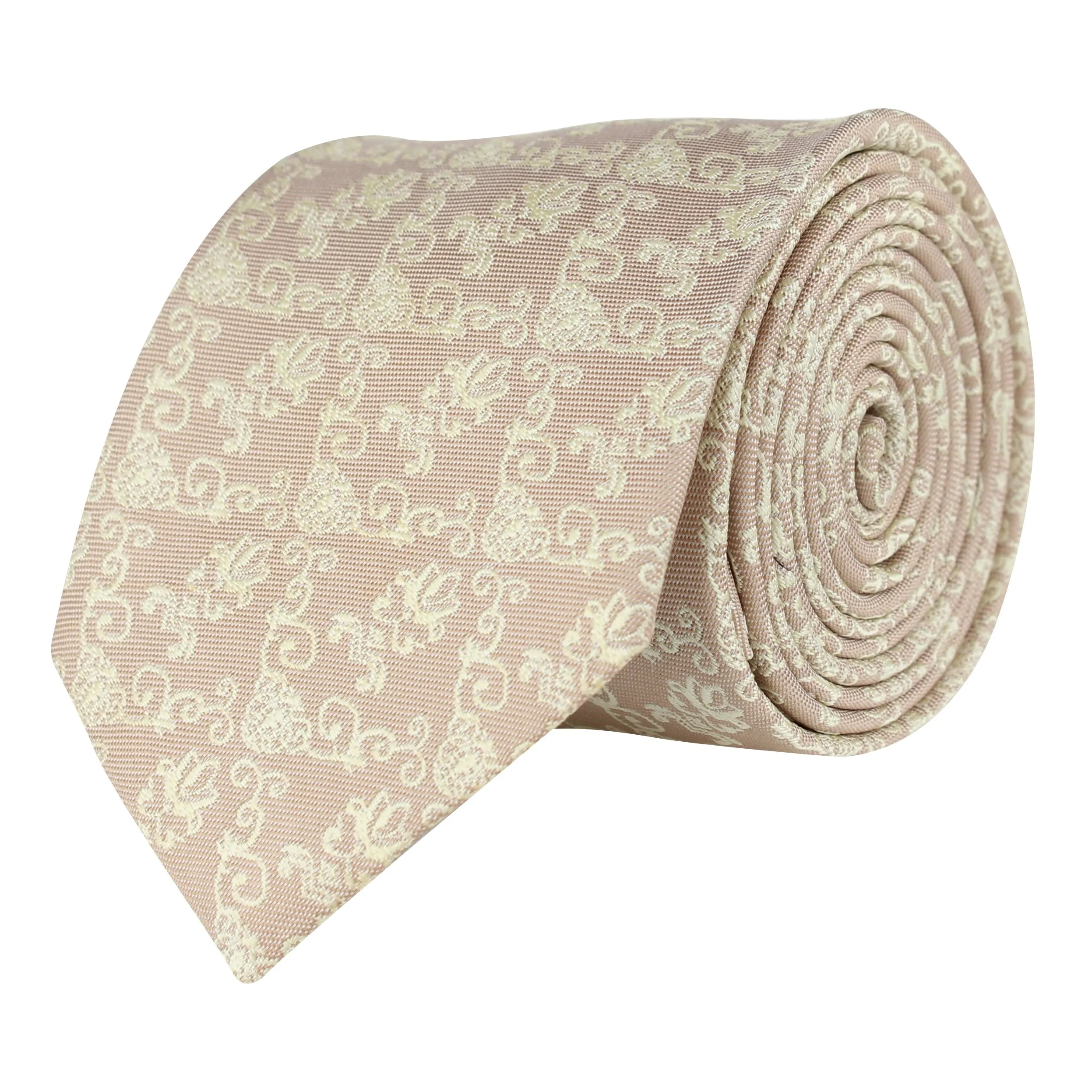 Kovove The Artistic Abstract Beige Necktie For Men