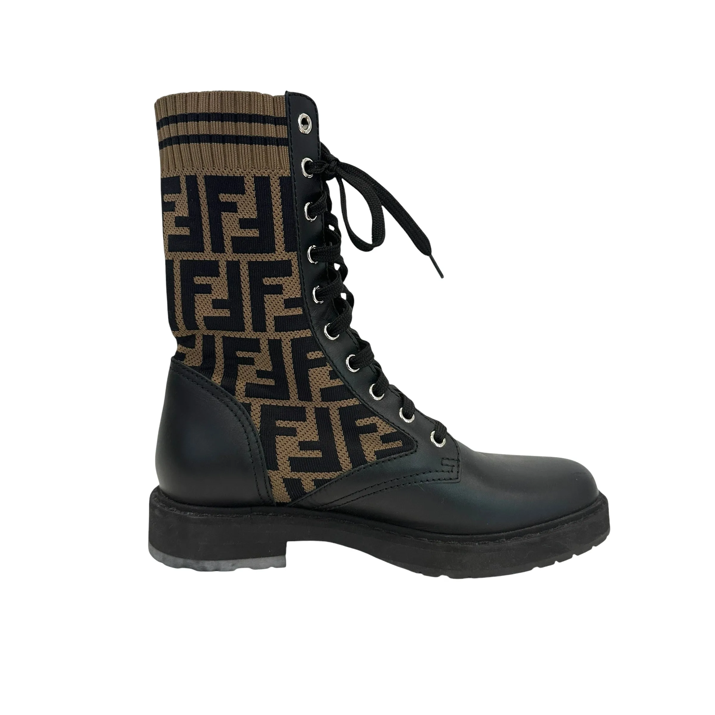 Logo Combat Boots - 6.5