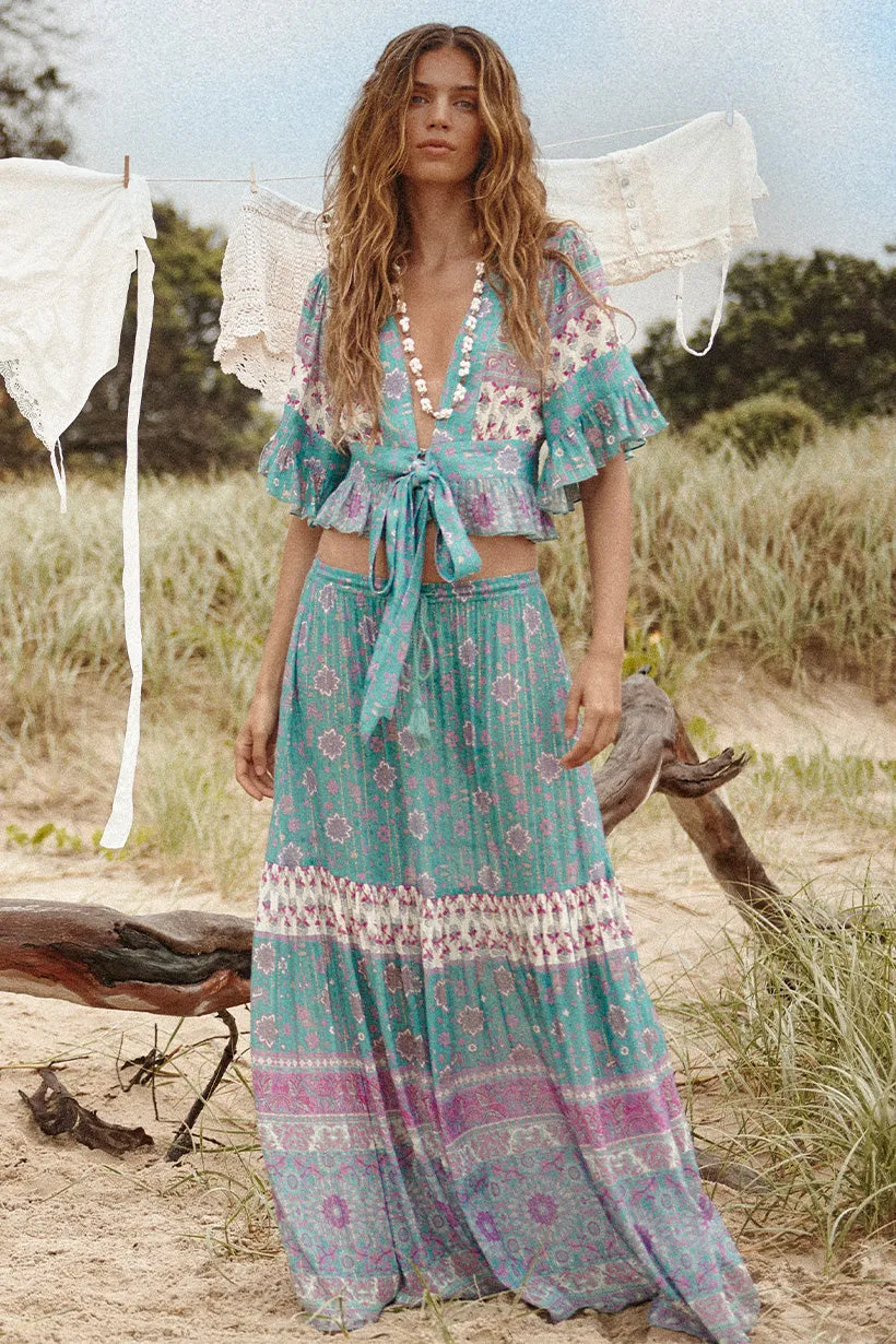 Lovers Beach Maxi Skirt