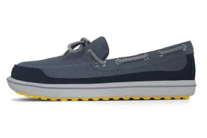 Margaritaville Men's Tap In Navy/Yellow Golf Shoe - 2nd Life