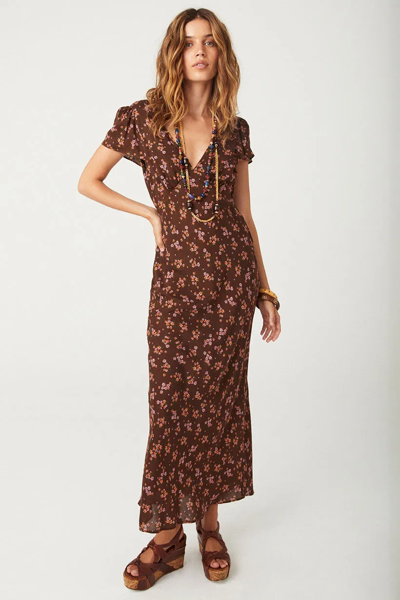 Melody Bias Maxi Dress