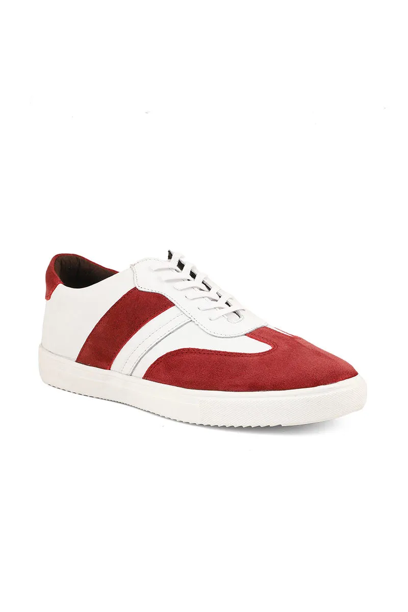 Men Casual Sneakers M54044-Maroon