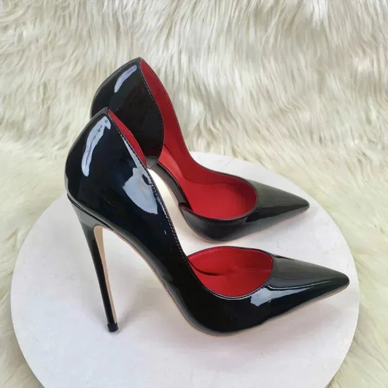 Merendy Bihotzak Pointed Toe Stiletto Vintage Pumps