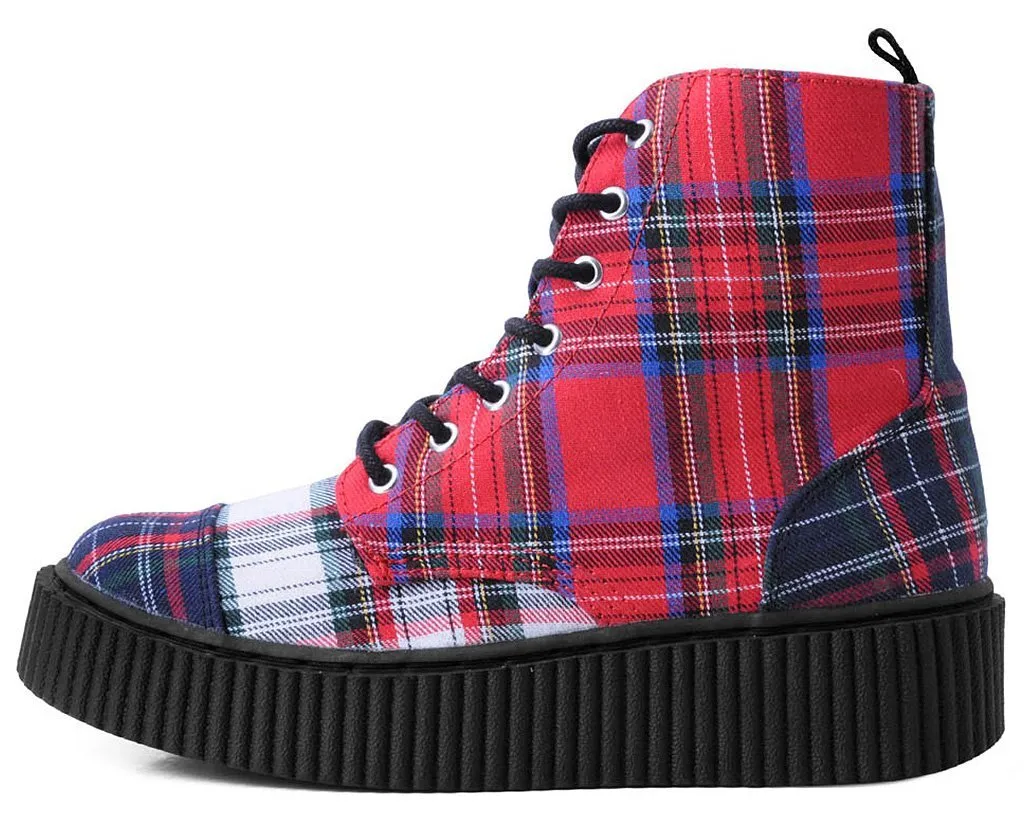 Mixed Plaid Casbah Boot