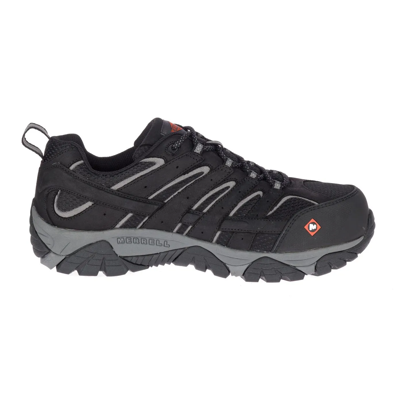 Moab Vertex Vent Men's Composite-Toe Work Shoes Wp Black