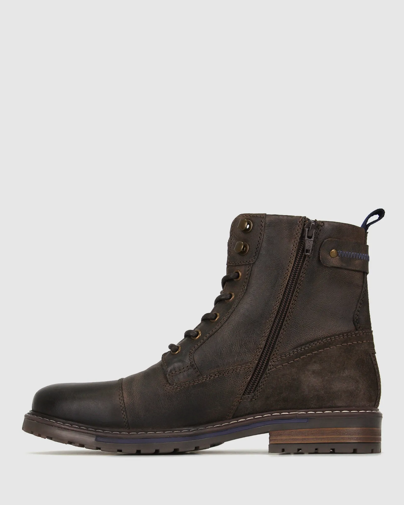 MOSS Leather Combat Boots