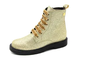 Naturino  Platinum Glitter Combat Boots Barnett