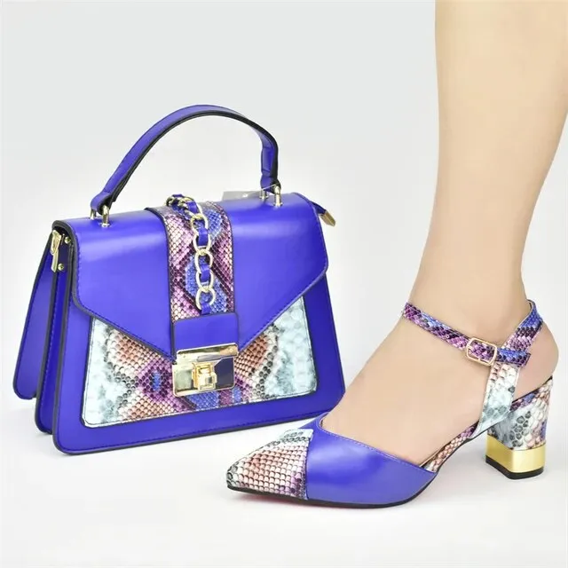 New Design Italian Shoe and Bag Set for Party