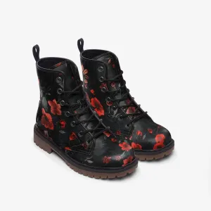 Night Bloom Combat Boots