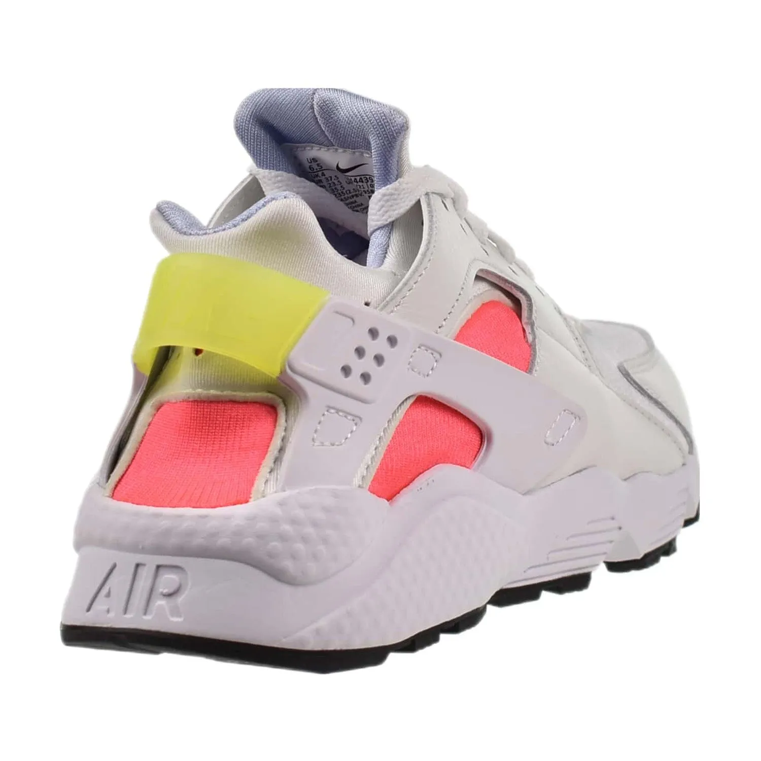 Nike Air Huarache Women's Shoes White-Bright Crimson-Volt