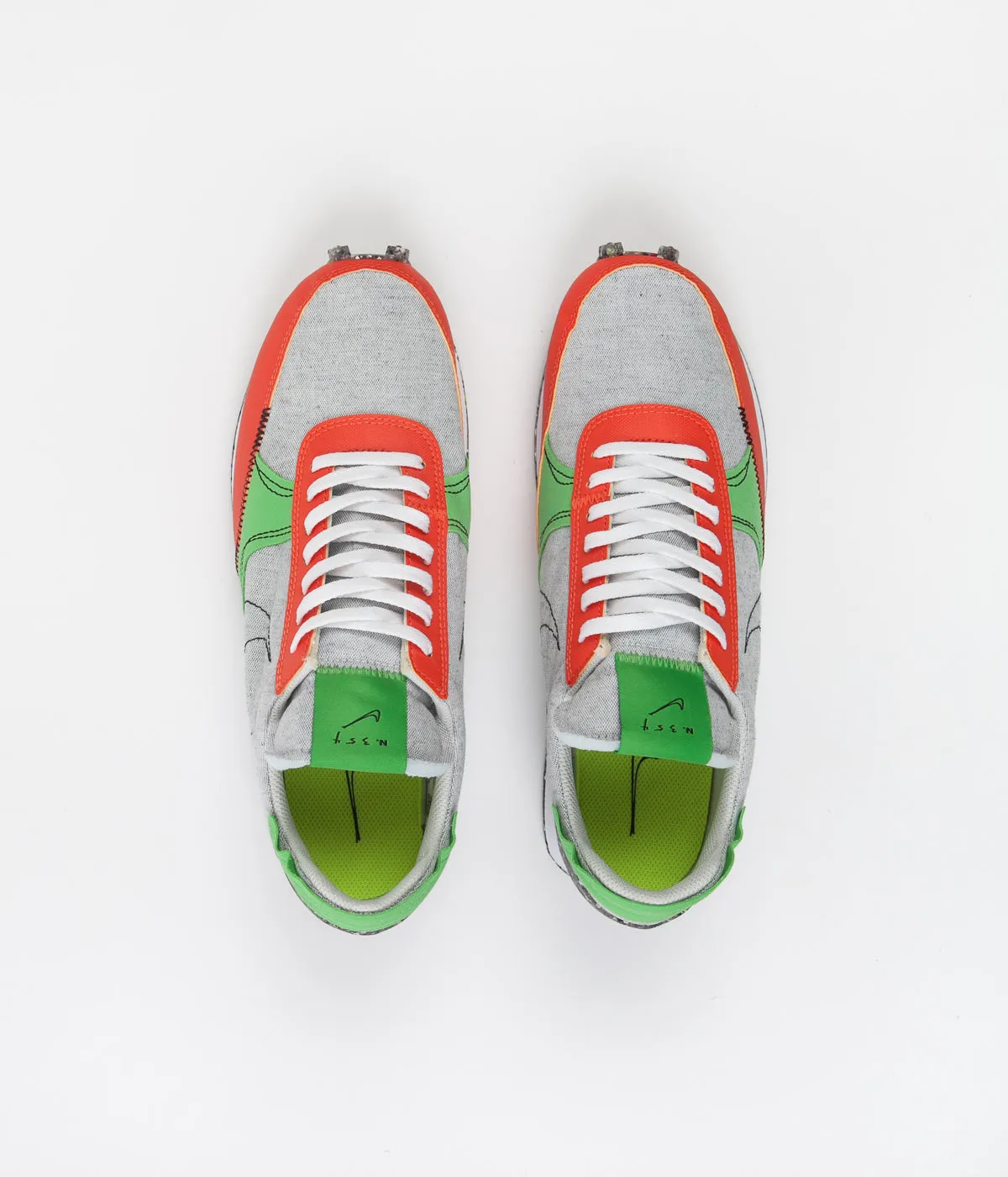 Nike Daybreak Type Shoes - Photon Dust / Photon Dust - Team Orange