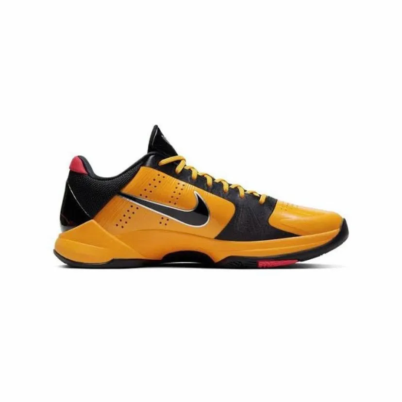 Nike Kobe 5 Protro Bruce Lee Yellow Del Sol Black Metallic Silver