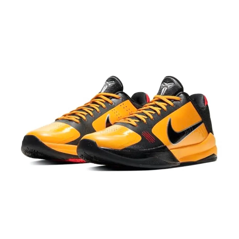 Nike Kobe 5 Protro Bruce Lee Yellow Del Sol Black Metallic Silver