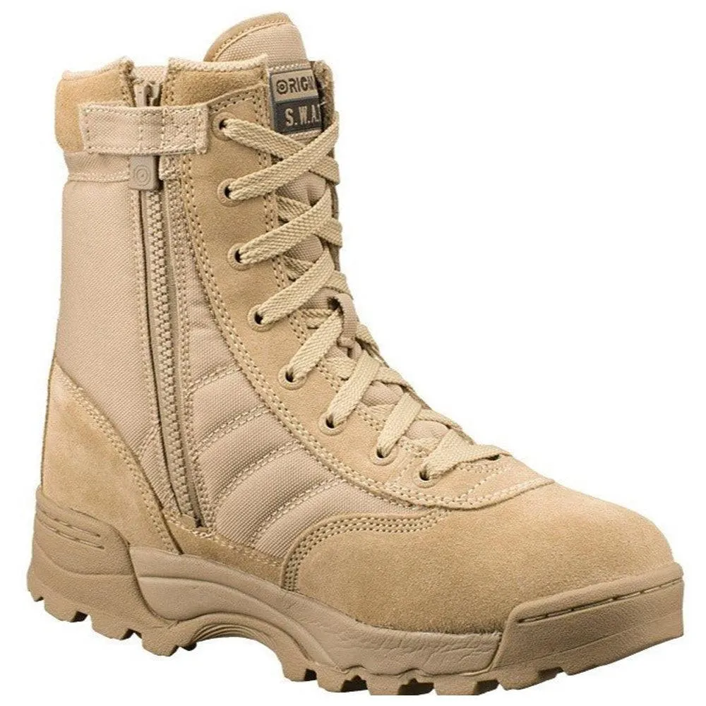 Original SWAT Classic 9 Tan Side-Zip Boots