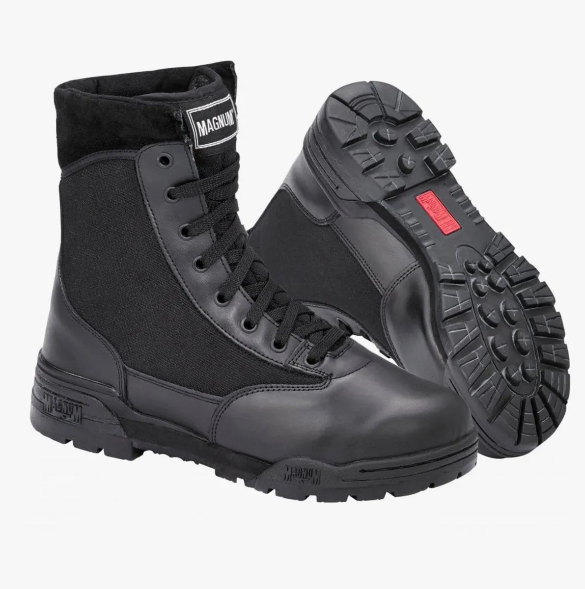 PANTHER 8.0 SZ Unisex Non-Safety Side Zip Combat Boots Black