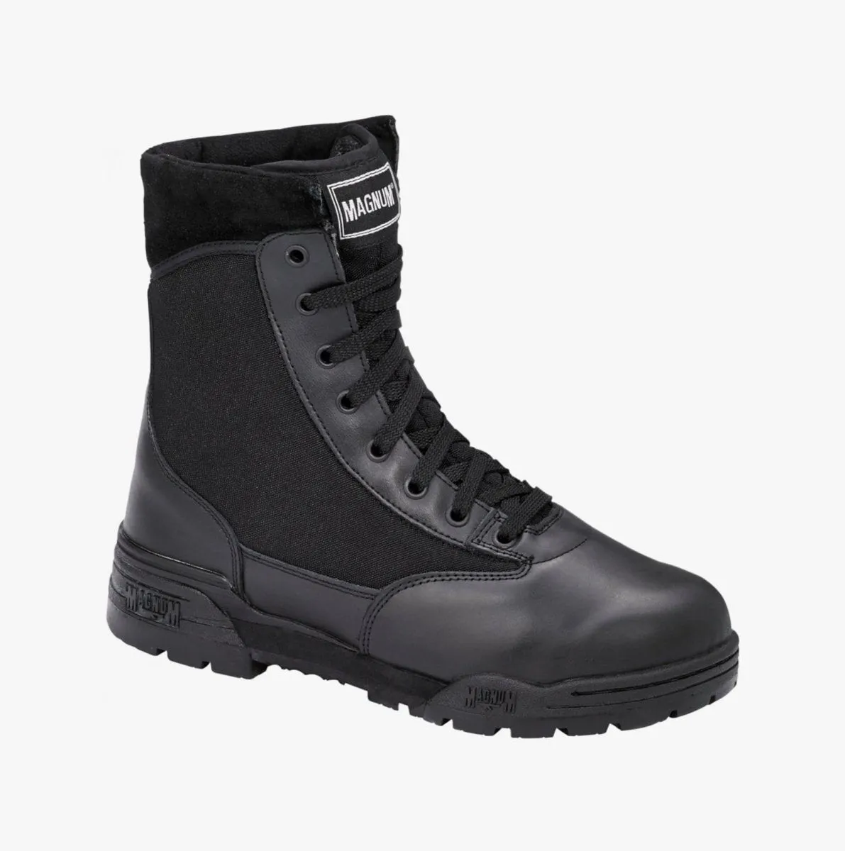 PANTHER 8.0 SZ Unisex Non-Safety Side Zip Combat Boots Black