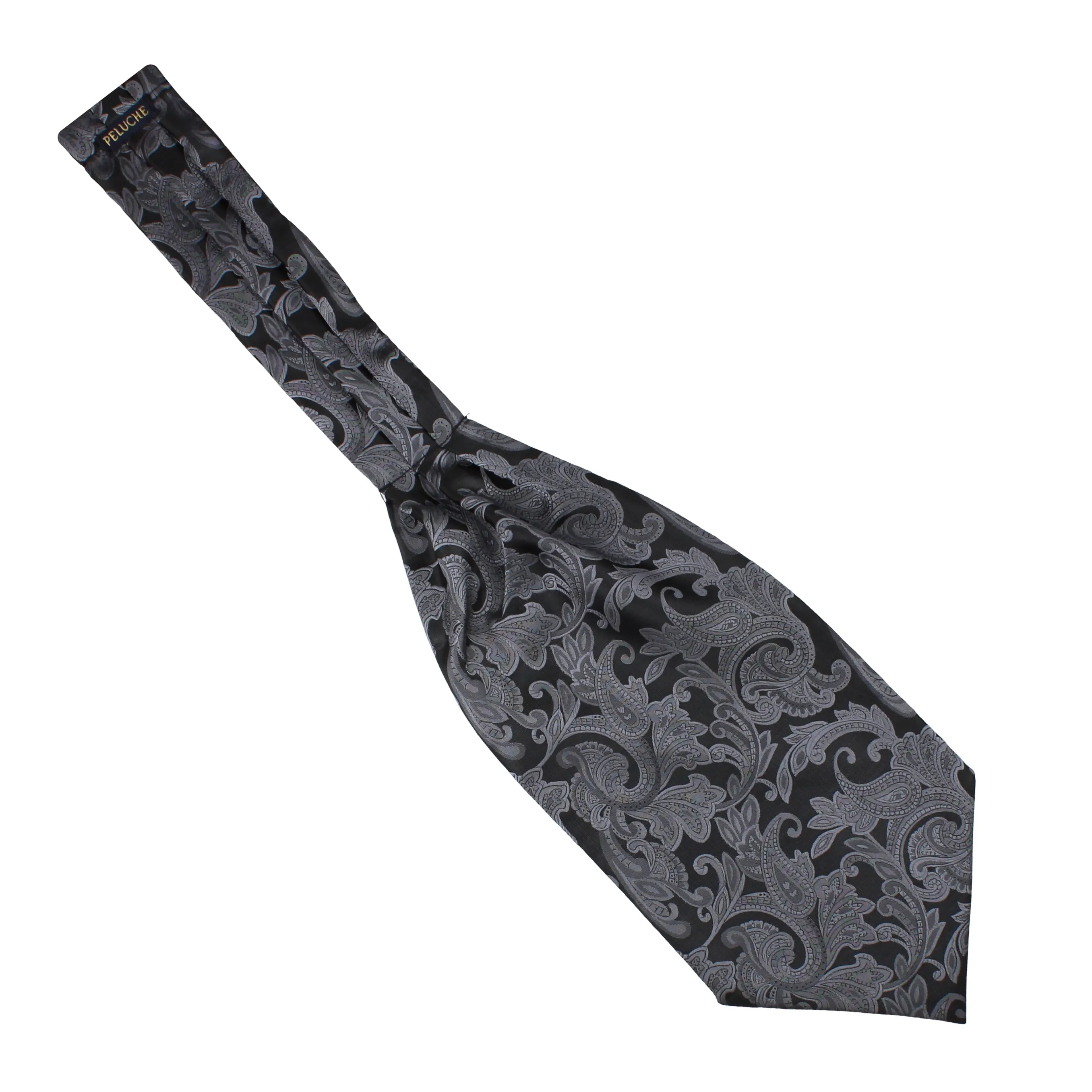 Peluche Artistic Floral Black Cravat