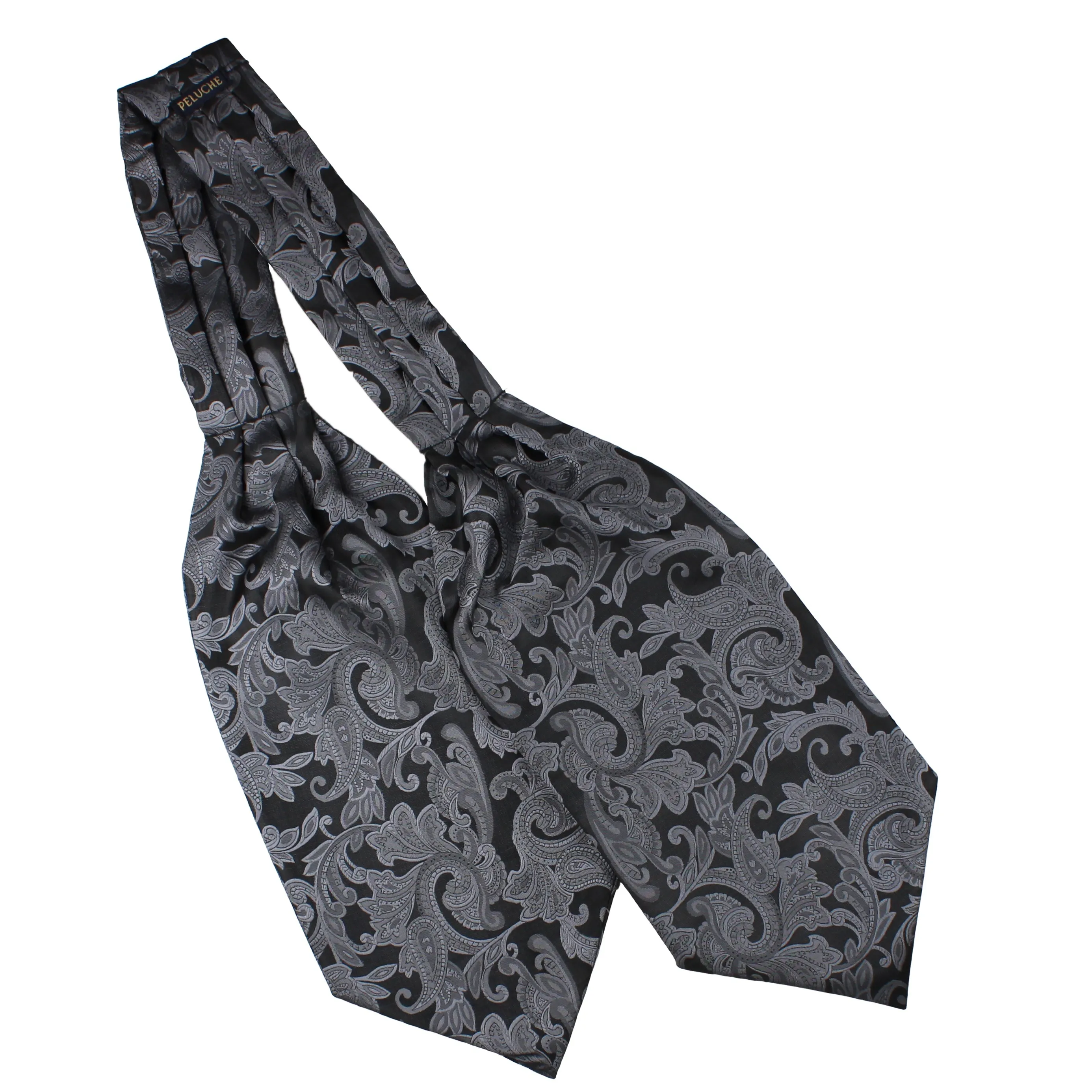 Peluche Artistic Floral Black Cravat